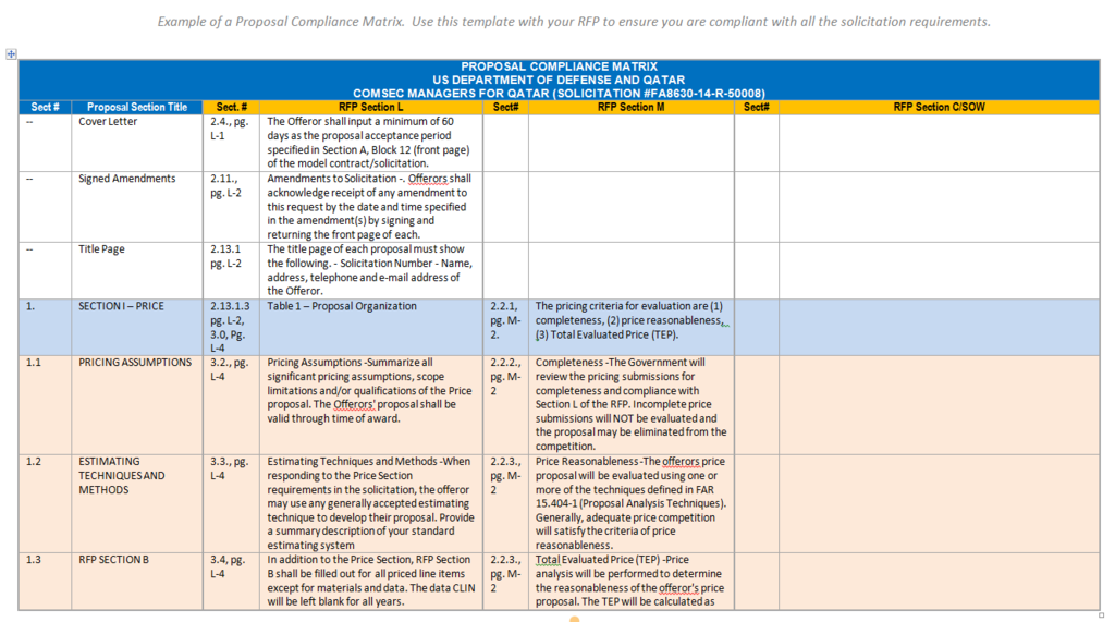 quality management plan example