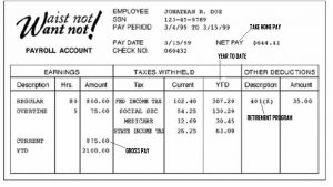 quickbooks pay stub template pay stub