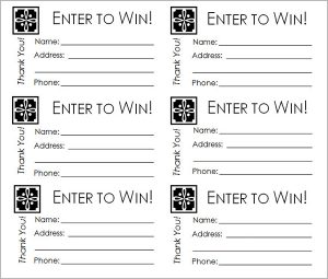 raffle tickets template sample raffle tickets template