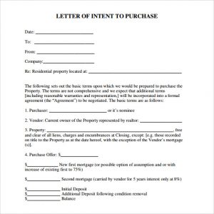 real estate offer letter template free letter of intent real estate