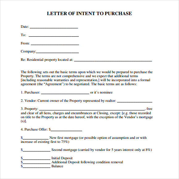 Real Estate Offer Letter Template | Template Business