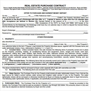 real estate purchase contract real estate purchase contract template