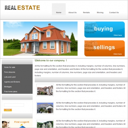 real estate templates