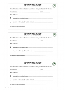 real estate thank you notes school absence note