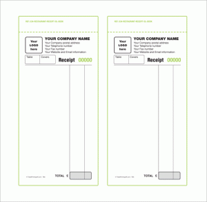 receipt book template children receipt book template download