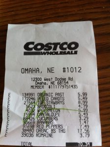 receipt template free costco receipt