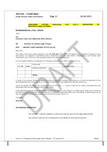 receipt template pdf template credit policy and related sops pdf