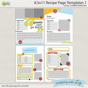 recipe page templates swl xrecipepagetemplates