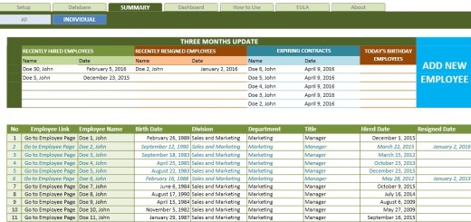 recruitment planner template