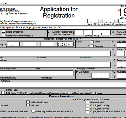 registration form sample