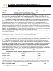 registration form sample sky zone release form d