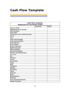 rent paid receipt income statement template