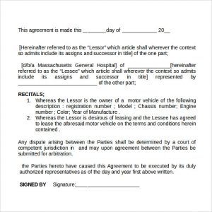 rental agreement doc car rental agreement doc