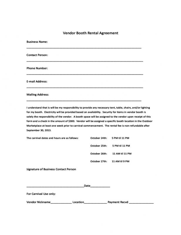 rental agreement forms