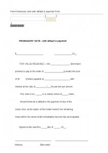 rental reference form promise to pay note