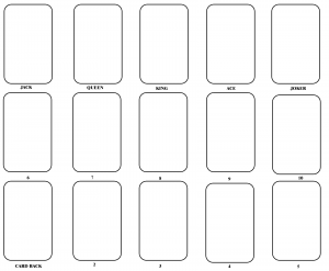 report card templates blank playing card template