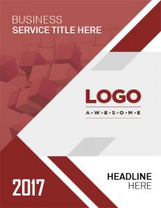 report cover page template business