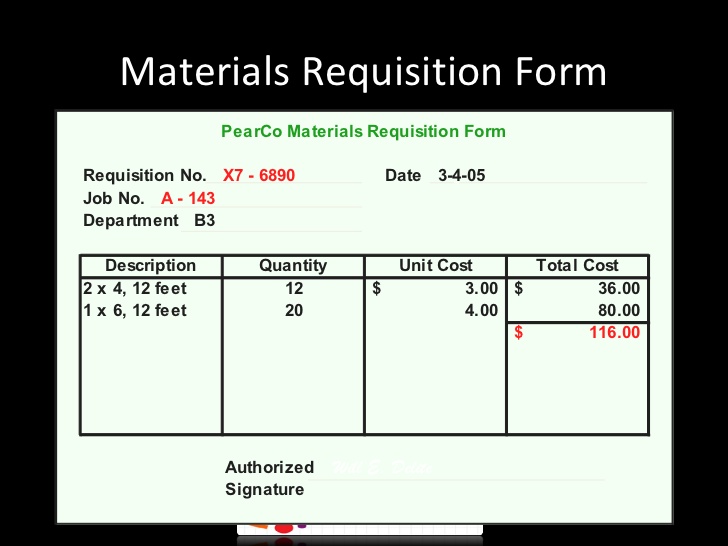 requisition form template