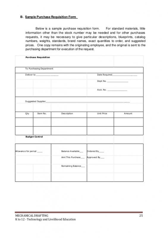 requisition form template