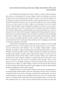 research paper samples essay religious studies and theology