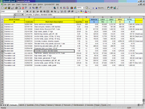 residential construction schedule template excel concretecost