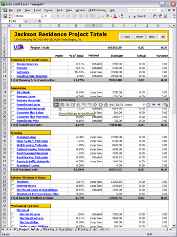 residential construction schedule template excel