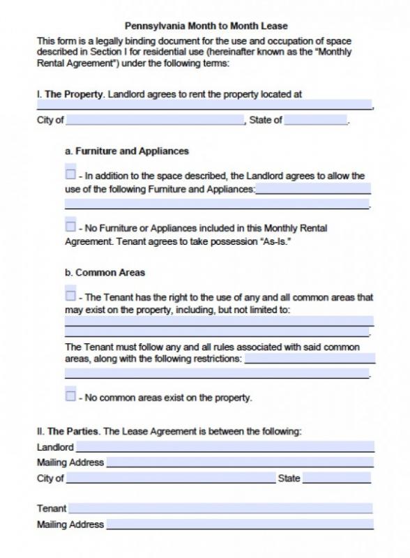 residential lease application