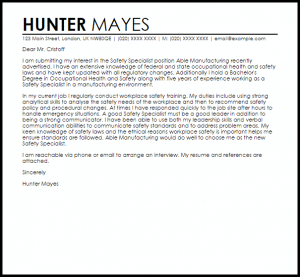 resignation email templates safety specialist