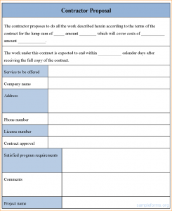 resignation letter template word construction proposal template word contractor proposal form