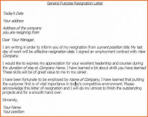 resignation letter template word what to put in a resignation letter resignation letter