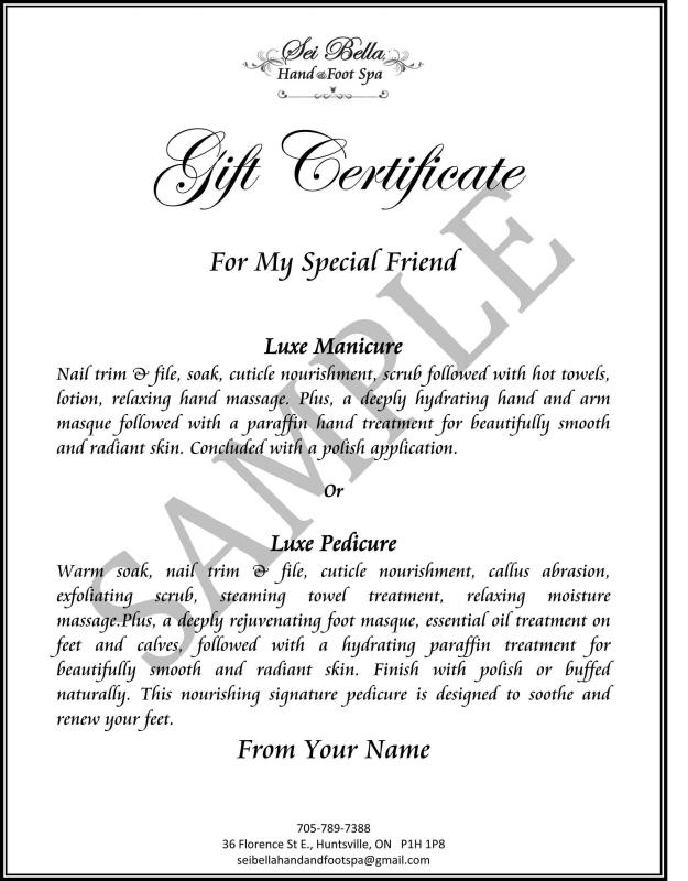 restaurant gift certificate template