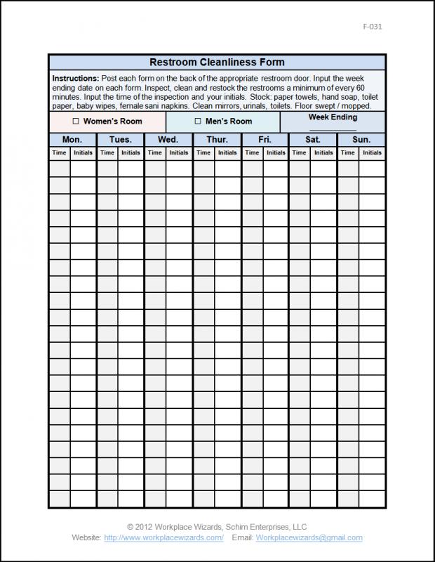 restaurant inventory sheet