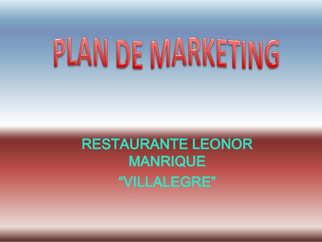 restaurant marketing plan