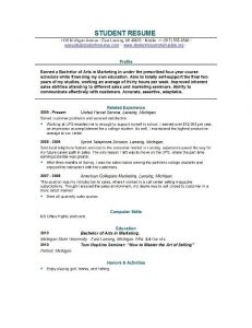 resume college student college graduate resume sample