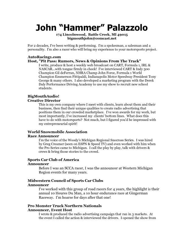 resume format for college students