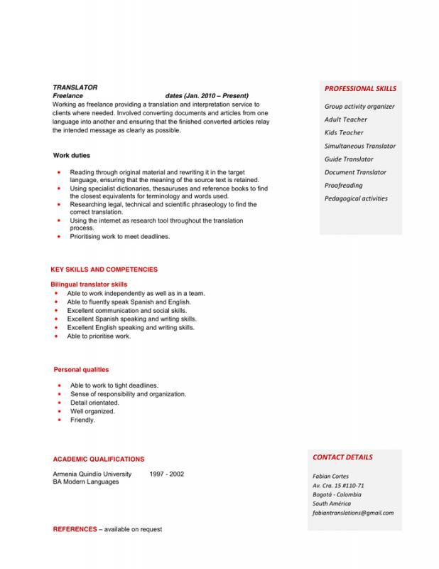 resume formats download