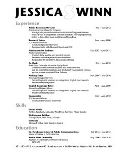 resume high school winn jessica resume final