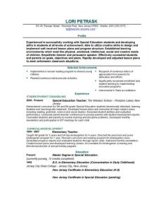 resume template for teaching free teacher resume template