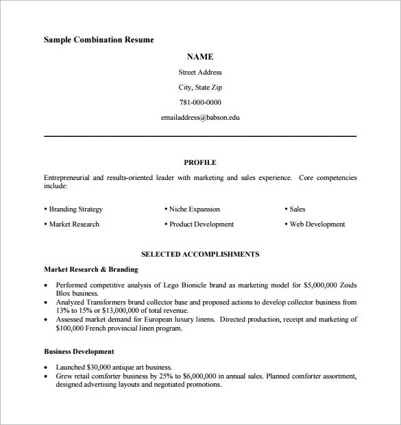 resume template pdf