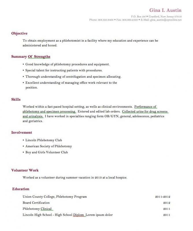 resume templates for students