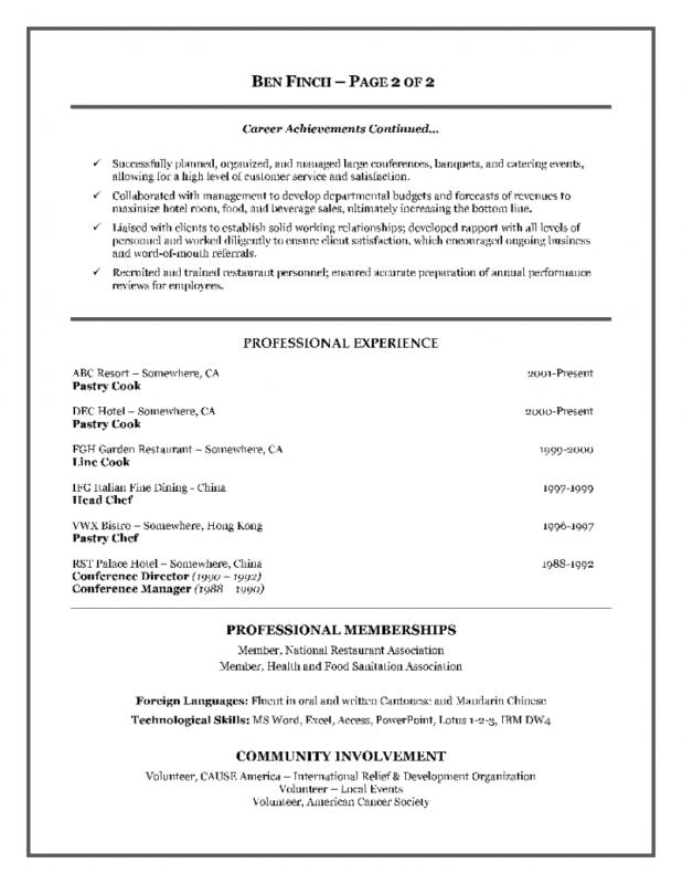 resume writing template