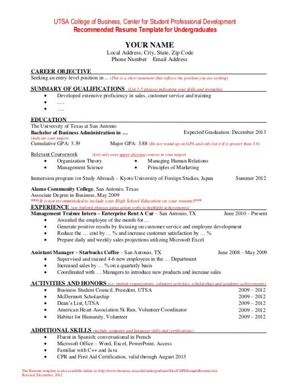 resumes-for-high-school-students-with-no-experience-template-business