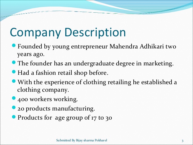 retailing business plan