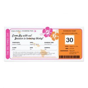 retirement invitation template hawaii birthday boarding pass invitation card