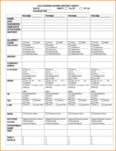 rn resignation letter nurse report sheet template