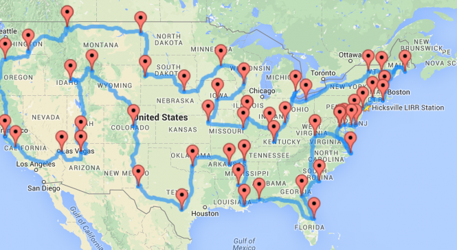 road trip itinerary