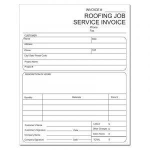 roofing contract template dnp