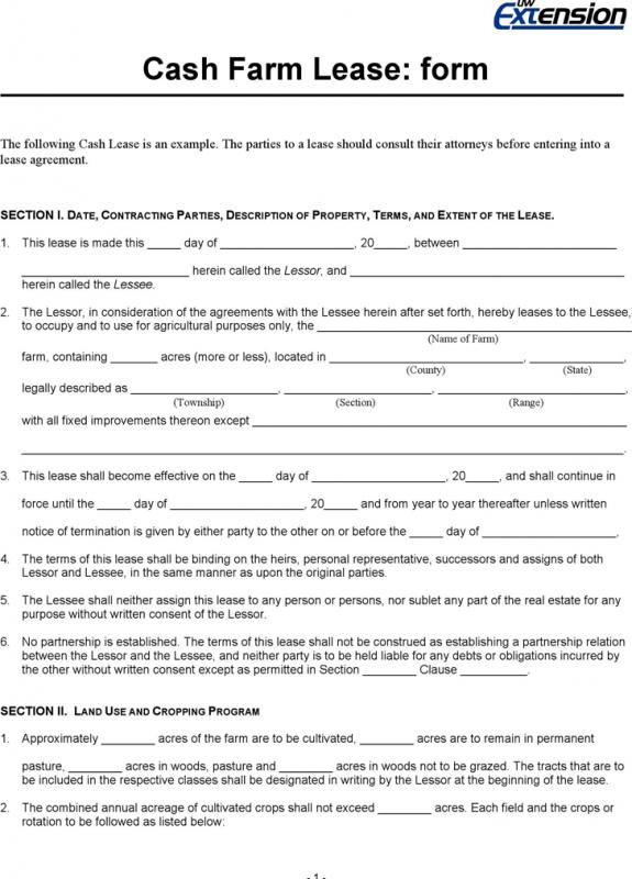 room leasing agreement