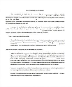 room rental agreement doc hdb room rental agreement free doc template download