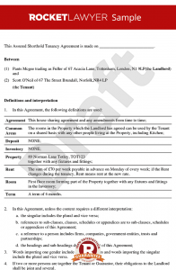 room rental agreement shared housing template business